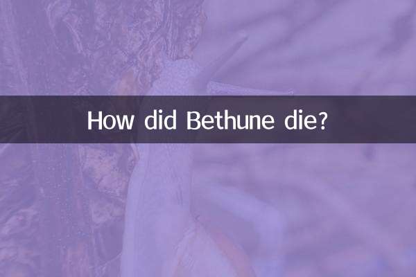 白求恩怎么去世的