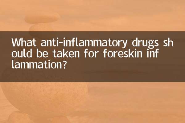 ¿Qué medicamentos antiinflamatorios se deben tomar para la inflamación del prepucio?