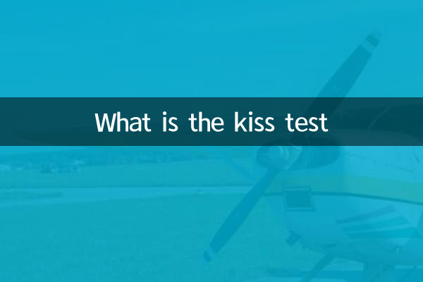 Qual é o teste do beijo