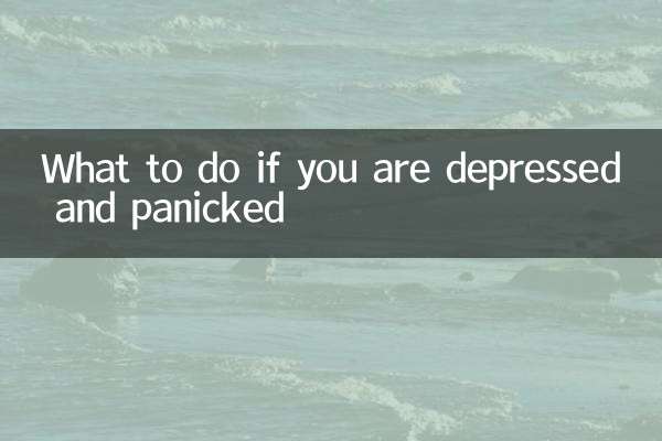 Cosa fare se sei depresso e in preda al panico