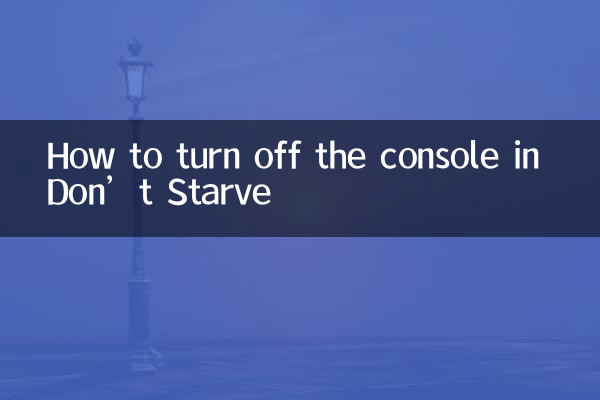 So schalten Sie die Konsole in Don’t Starve aus