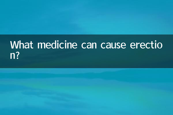 Welche Medikamente können eine Erektion verursachen?