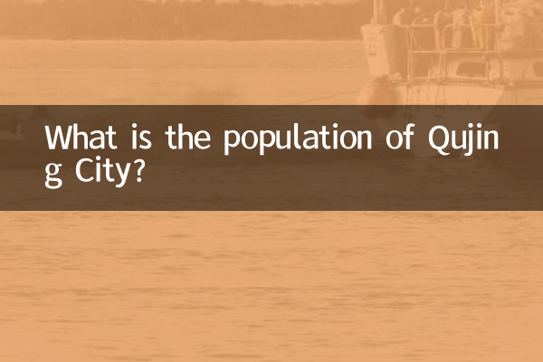 Quelle est la population de la ville de Qujing?