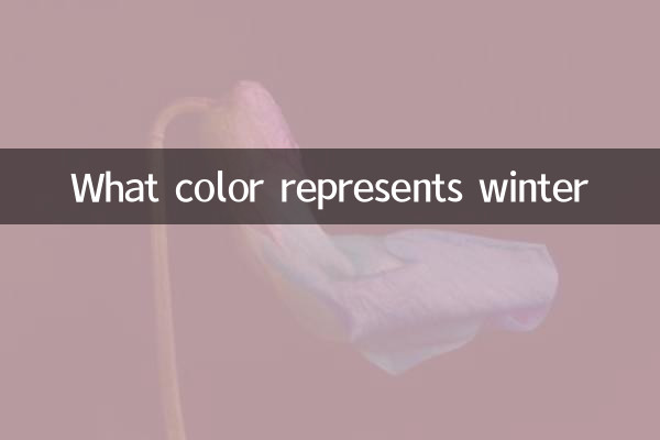 Welche Farbe repräsentiert den Winter?