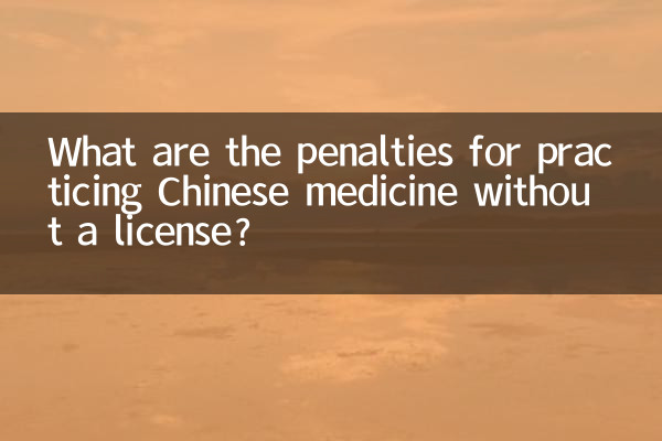 Welche Strafen drohen für die Ausübung chinesischer Medizin ohne Lizenz?