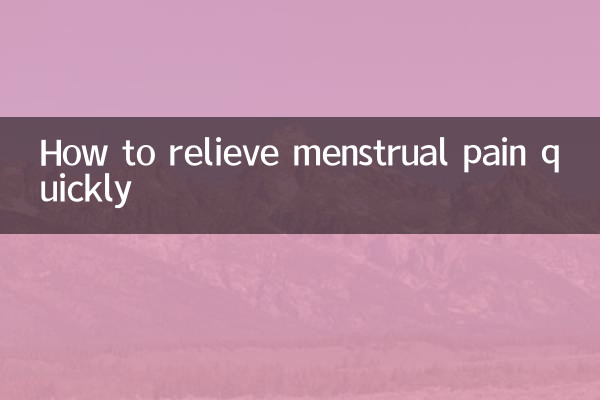 Como aliviar a dor menstrual rapidamente