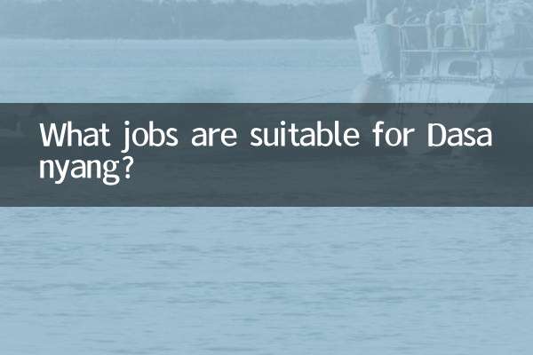 چه مشاغلی برای Dasanyang مناسب است؟