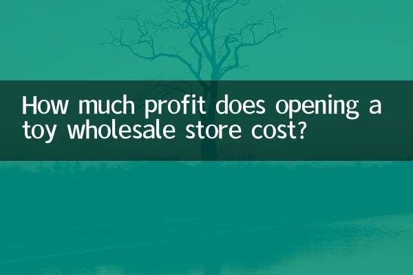 একটি খেলনা পাইকারি দোকান খোলার খরচ কত লাভ?