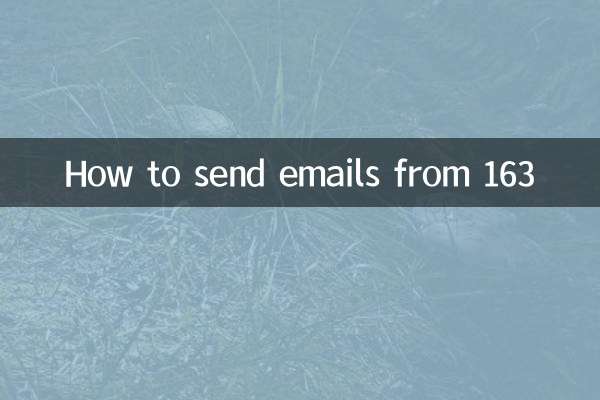 How to send emails from 163