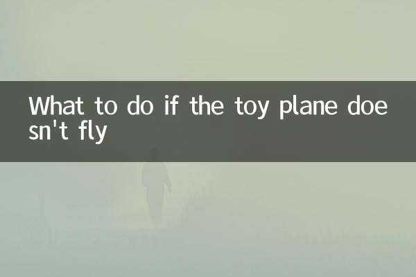 O que fazer se o avião de brinquedo não voar