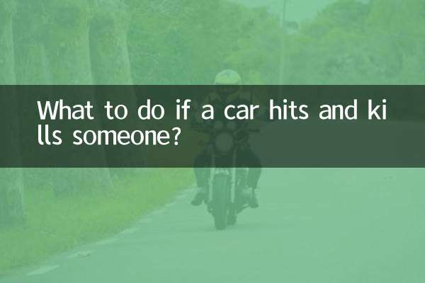 ¿Qué hacer si un coche atropella y mata a alguien?