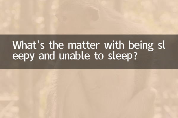 ¿Qué pasa con tener sueño y no poder dormir?