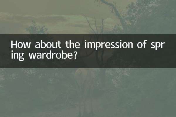 Qu’en est-il de l’impression de la garde-robe printanière ?