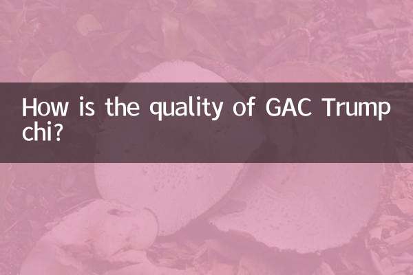 Quelle est la qualité de GAC Trumpchi ?