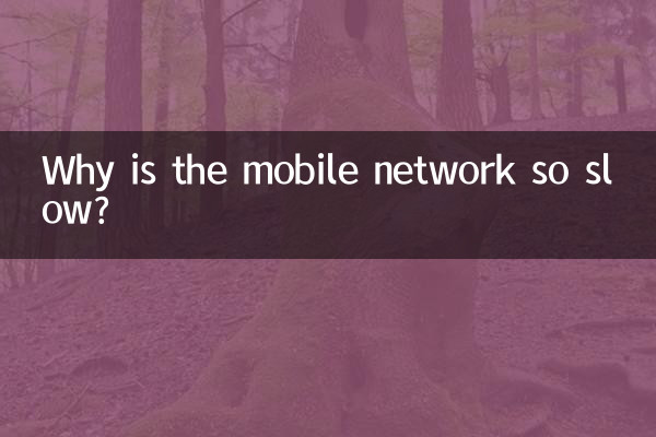 মোবাইল নেটওয়ার্ক এত ধীর কেন?