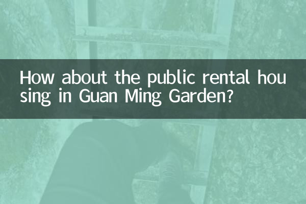 Qu’en est-il des logements locatifs publics dans le jardin Guan Ming ?