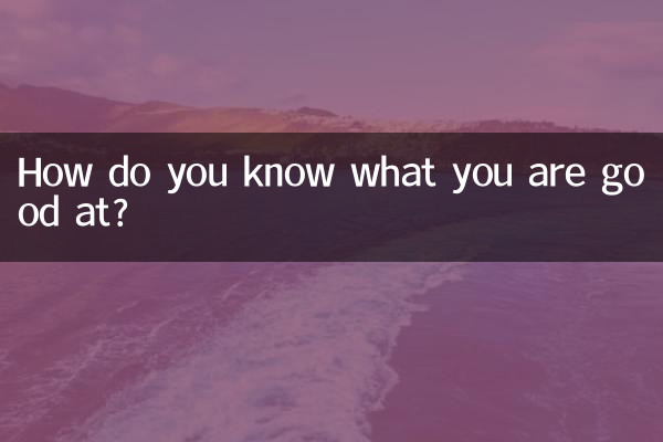 Come fai a sapere in cosa sei bravo?