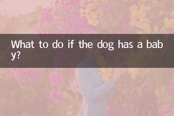اگر کتے کے پاس بچہ ہے تو کیا کریں؟