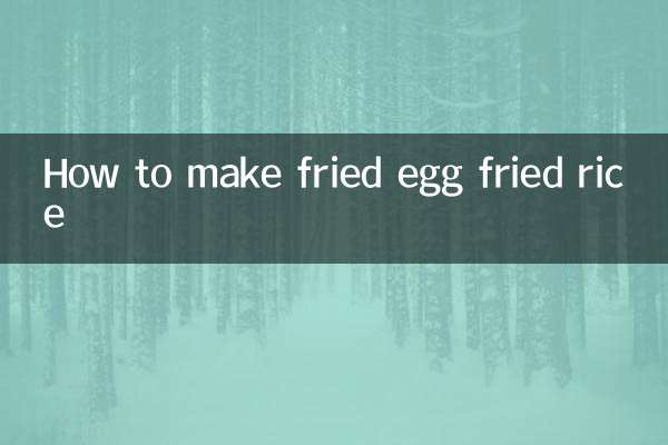 Como fazer arroz frito com ovo frito