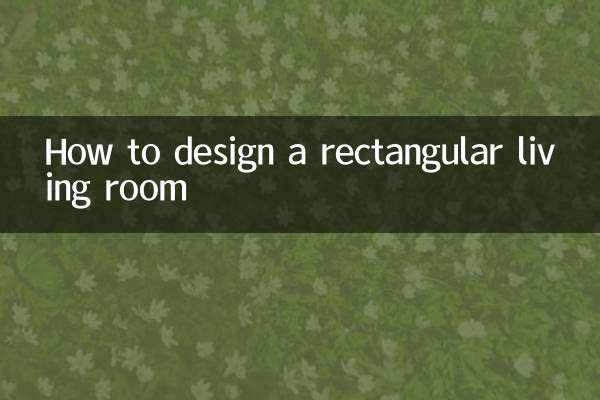 Comment concevoir un salon rectangulaire