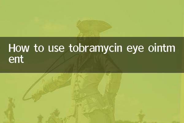 Come usare l'unguento oculare alla tobramicina