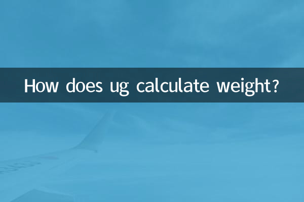 Wie berechnet ug das Gewicht?