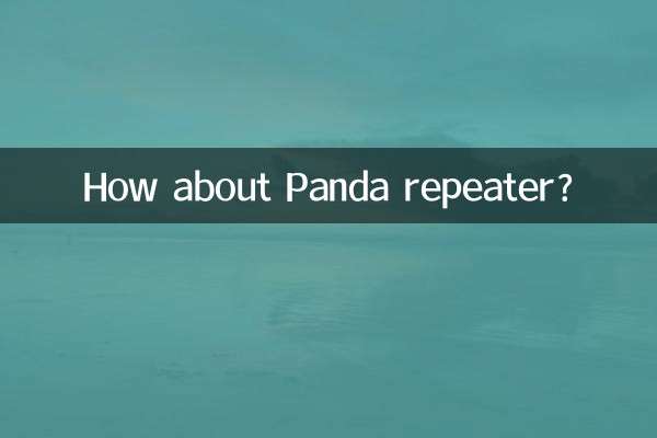 Wie wäre es mit einem Panda-Repeater?
