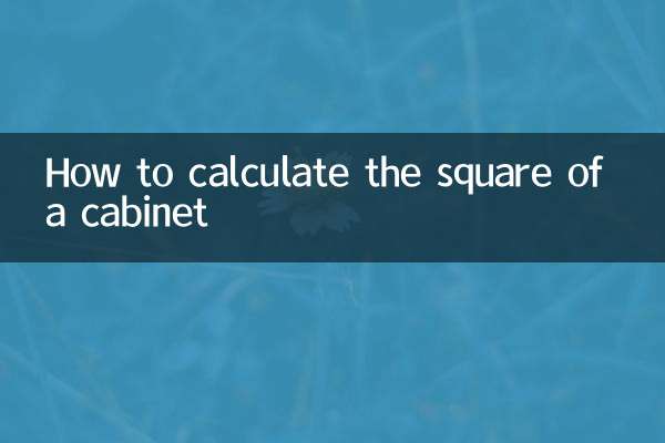 Come calcolare il quadrato di un mobile