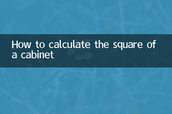 Come calcolare il quadrato di un mobile