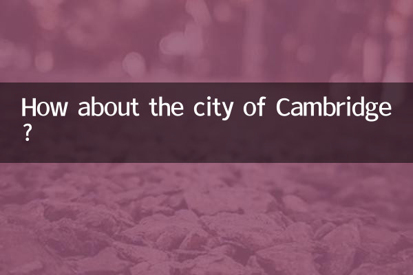 ماذا عن مدينة كامبريدج؟