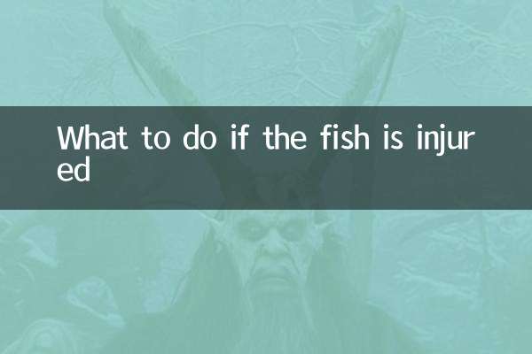 Was tun, wenn der Fisch verletzt ist?