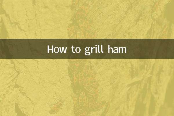 نحوه گریل کردن ژامبون