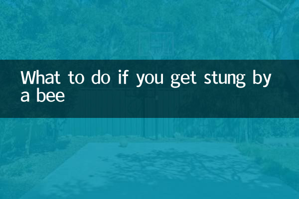 給蜜蜂叮了怎麼辦