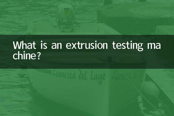 Was ist eine Extrusionsprüfmaschine?