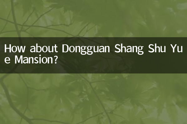 東莞尚書悅府怎麼樣