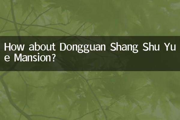 東莞尚書悅府怎麼樣