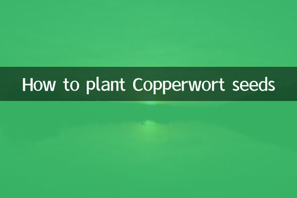 كيفية زراعة بذور النحاس