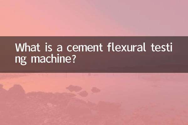 O que é uma máquina de teste de flexão de cimento?