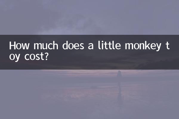 একটি ছোট বানরের খেলনার দাম কত?