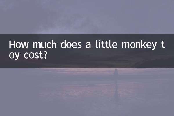 একটি ছোট বানরের খেলনার দাম কত?