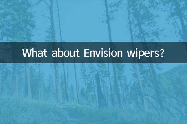 Qu’en est-il des essuie-glaces Envision ?