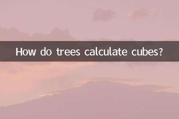 Wie berechnen Bäume Würfel?