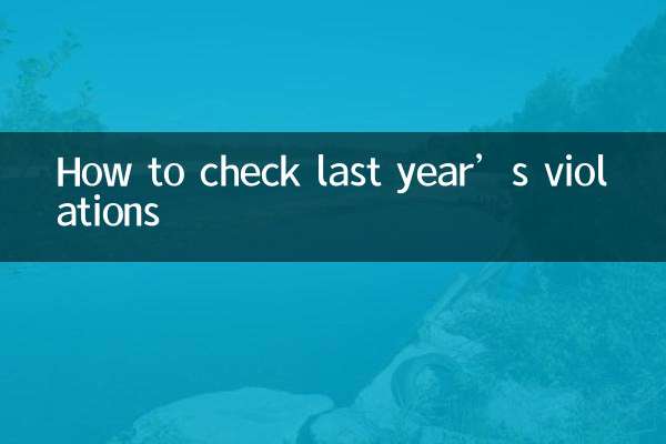 पिछले वर्ष के उल्लंघनों की जांच कैसे करें