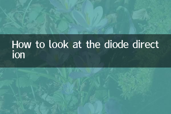 ダイオードの方向の見方