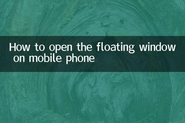 Come aprire la finestra mobile sul cellulare