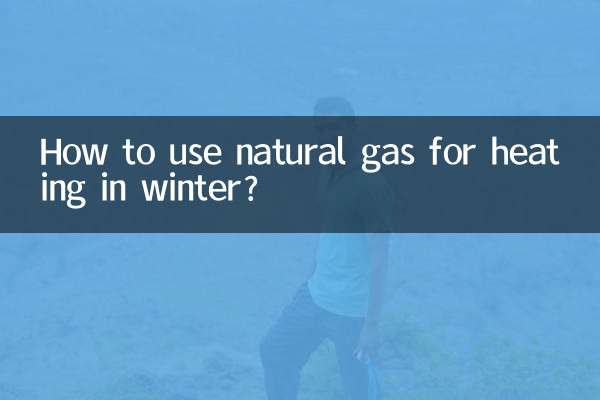Como usar o gás natural para aquecimento no inverno?