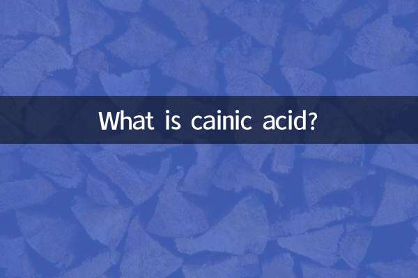What is cainic acid?