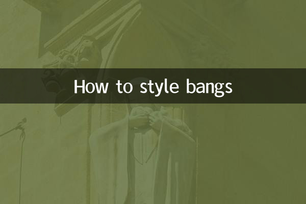 Comment coiffer une frange