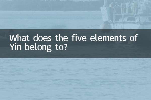 إلى ماذا تنتمي عناصر يين الخمسة؟