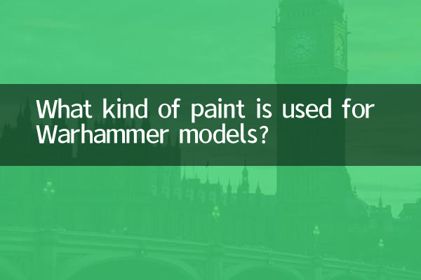 戰鎚模型用什麼塗料